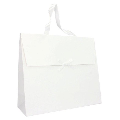 GIFT BAG CORDINO WHITE 24X11X20CM